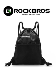 RockBros Drawstring Gym Bag 6.5L 42x32cm Nylon Water Resistant Lightweight Sports Cycling Yoga Schoo