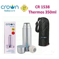TERMOS Crown EasyTravel Thermos 350ml | SMALL Hot and Cold Water Thermos / crown thermos