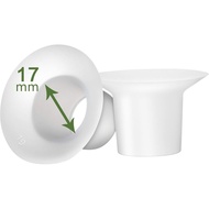 17mm Silicone Flange Inserts for Spectra S1 S2, Medela Breast Pump Shields, Freestyle, Harmony, Sona