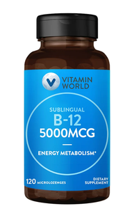 VITAMIN WORLD - VW 維生素B12 5000微克 舌下片 120粒