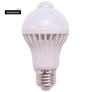 E27 Led Bulb Light Motion Sensor Light LED PIR Motion Sensor Lamp Globe Bulb Light Lamp, 5W