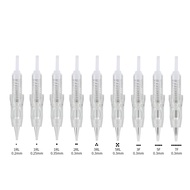 10PCS Intelli Needle Cartridge - Compatible with Intelli, i2, Lady, Arrow, & Meraki Tattoo Brows Mac