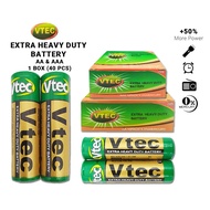 Battery VTEC Extra Heavy Duty 1.5V AA/AAA 50% More Power 2A/3A Battery Tianqiu Heavy Duty 9V Battery