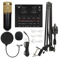 Sonic Card Live k Song v82v8s Dedicated Anchor Computer BM800 Microphone Microphone Set Live QZD1