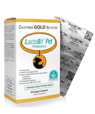 LactoBif Pet Probiotics(สำหรับสัตว์เลี้ยง)5 Billion CFU 60 Veggie Capsules