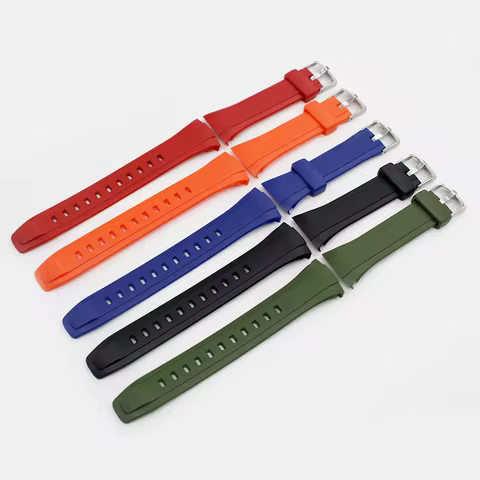 Watch Strap for WVA-M640 / M650 WVQ-M410 Watch Band Resin Sport Waterproof Replacement Bracelet