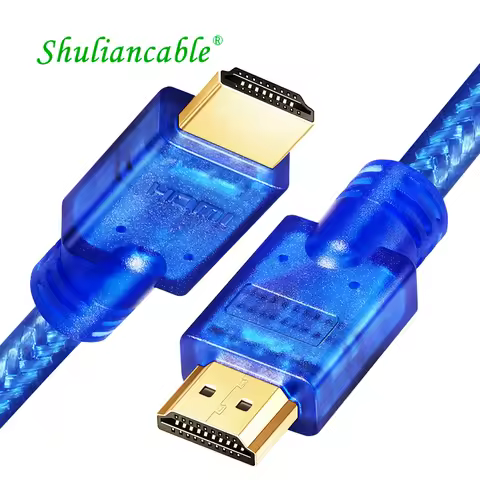 Shuliancable HDMI Cable 4K HDMI 2.0 3D Cable for HDTV xbox 360 PS4 Projector Computer Cable hdmi 1m 