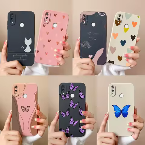 For Huawei Y9 Prime Y9S Y9A Case New Design Soft Liquid Silicone Camera Protection Phone Covers For 
