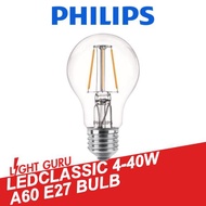 Philips LEDClassic 4W LED A60 E27 Light Bulb
