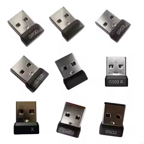 P9JB USB Dongle 2.4Ghz Mouse Signal Adapter Stable Connection Receiver for G502X G903 G900 G703 G603
