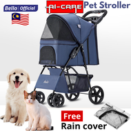 Original Bello Pet Stroller (Max Pet Weight 15kg) /Cat Stroller/Pet Trolley/Puppy Stroller Dog Small