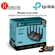 TP-LINK Archer AX80 - AX6000 8-Stream Wi-Fi 6 Router with 2.5G Port