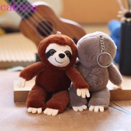 CABEZA Sloth Small Pendant, Stuffed Animals Simulation Plush Sloth Keychain, Kids Toy Big Eyes Keyri