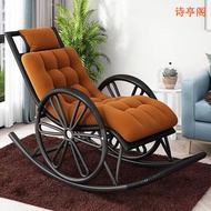 ST-🚢Shiting Rocking Chair Adult Rattan Chair Rattan Woven Rocking Chair Summer Recliner Rattan Chair Home Rattan Woven L