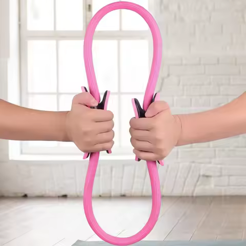Pilates Ring Yoga Rings Portable Fitness Circle Flexible Resistance Exercise Equipment for Toning In