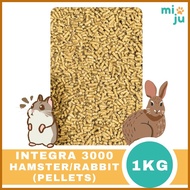 ✈ ♟ ━ Integra 3000 Pellets 1kg Repacked - For Hamsters / Rabbits / Chickens
