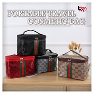 (GUCEE SQUARE) Large Capacity Portable Travel Toiletry Makeup Bags Cosmetic Bag Organiser Pouch