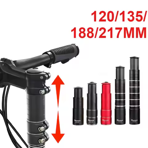Bicycle Stem Height Extender 120/135/180/217MM Aluminum Alloy Handlebar Rise Up Adapter 28.6mm Cycle