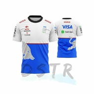 Kaos Jersey F1 2024 Formula One Team Visa Cash App RB Fullprint