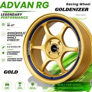 ✔️(2pc)Advan RG sport rim 🛞 kereta15" 16" 17"