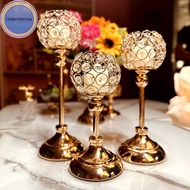 ricktyshetrtyu Crystal  Holder Modern Tealight  Home Christmas Party  Stand Wedding Dinning Table Centerpiece Decoration sg