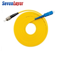 SC-SC fiber opticjumper cable Patch Cord 3.0MM Simplex Mode Optic Fiber Cable UPC3m