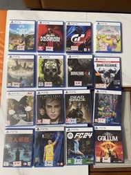 幾乎全新PS5遊戲光盤合集