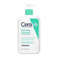 เซราวี CERAVE Foaming Cleanser Gel Moussant โฟมล้างหน้า Cerave Foaming Cleanser 88ML/473 ML เซราวี คลีนเซอร์ ทำคว