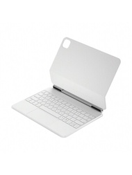 Ipad鍵盤套,適用於ipad Pro 12.9英寸（第5, 6代-2021, 2022）/11英寸（第4/3/2/1代）/10.9英寸（air4/5）多點觸控鍵盤套-可拆卸背光鍵盤帶支架,click-anywhere觸控板,美式佈局