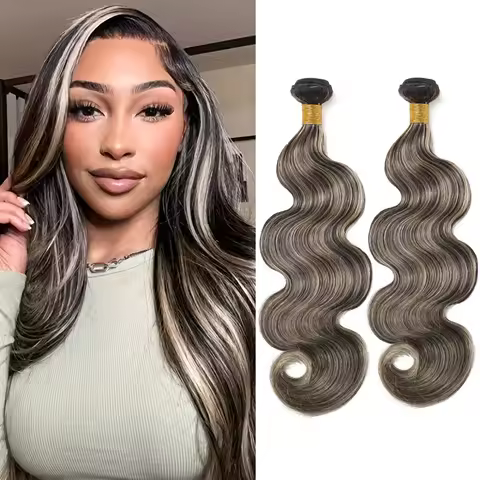 1/2pcs Mixed Color 1b 27 Body Wave Hair Bundles 100% Human Hair 2Bundles Remy Human Hair Extensions 