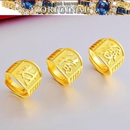 916 Gold Hot Sale Jewelry plus men's personalized jewelry open ring gold gold men's ring soul