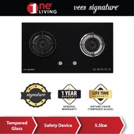 Vees Signature Gas Hob Cooker VSGH-EKIS 2B-BK