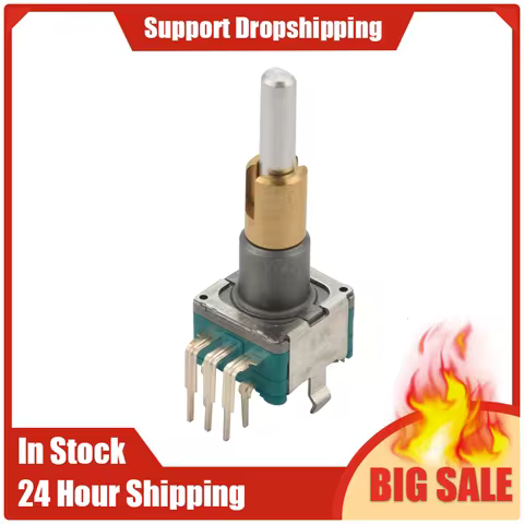 AFBC 6X EC11EBB24C03 Dual Axis Encoder With Switch 30 Positioning Number 15 Pulse Point Handle 25Mm