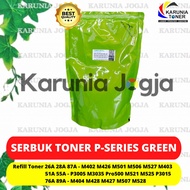 Toner Powder P-Series Green 26A CF287A CF228A CF276A CF289A CE390A CC364A M402 M426 M501 M506 M527 M