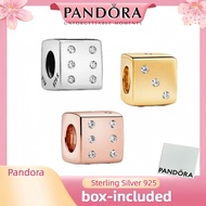 S925 sterling silver jewelry (with box)Sparkling Dice Charm
