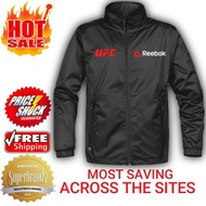 Super Premium- 2020 UFC MMA Reebok Mens Long Sleeve Full Zipper Windbreaker Rain Jacket