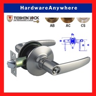 TIESHEN Keyed Lever Lockset / Entry Door Lever Lockset [Suitable for commercial and residential use]