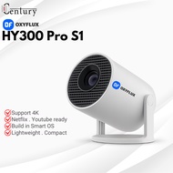 OXYFLUX HY300 Pro S1 4K Portable Mini Projector 4K Projector Android 11 Cinema Projektor Mini Wifi