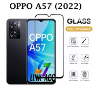 LAYAR TEMPERED GLASS FULL SCREEN OPPO A57 (2022) - ANTI-SCRATCH GLASS OPPO A57 SCREEN PROTECTOR (202