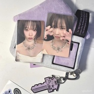 Aespa Kim Min-jeong. winter 2025Birthday accessories Small winter makeup bag