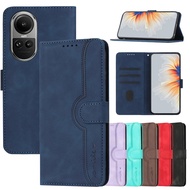 Flip Cases For OPPO Reno10 5G Cover on For OPPO Reno 10 8 Pro 5 Reno5 F Reno4 Lite Magnetic Stand Ph