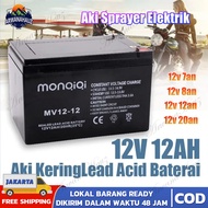 (COD) Aki Kering Original 12V 12AH / Aki Sprayer Elektrik 12v 12ah / Aki Battery12V 8Ah / Aki Kering