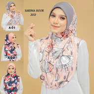 Tudung Instant/Sarung Corak Sarima Noor (Size M)