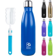BOGI 17oz Insulated Water Bottle Double Wall Vacuum Stainless Steel Water Bottles, Leak Proof Metal 