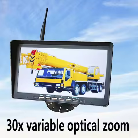 Crane wireless display 30x zoom system tower crane monitoring high-definition recorder integrated ve