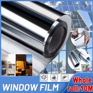 【1roll 10m】One-Way Perspective Window Film ,Anti UV Window Film Privacy Sun Blocking Mirror, Reflect