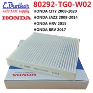 CABIN FILTER FOR HONDA CITY 2008-2020 / JAZZ 2008-2014 / HRV 2015 / BRV 2017 AIR COND FILTER 80292-T