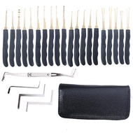 DANIU 24pcs Single Hook Lock Pick Set Locksmith Tools Lock Pick Kit