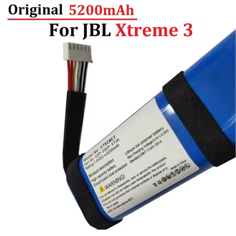 Original For JBL Xtreme 3 Xtreme3 5200mah Replacement Battery GSP-2S2P-XT3A Wireless Bluetooth Speak