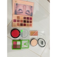 aloevera eyeshadow+ blusher+eyeshadow+bedak+countour